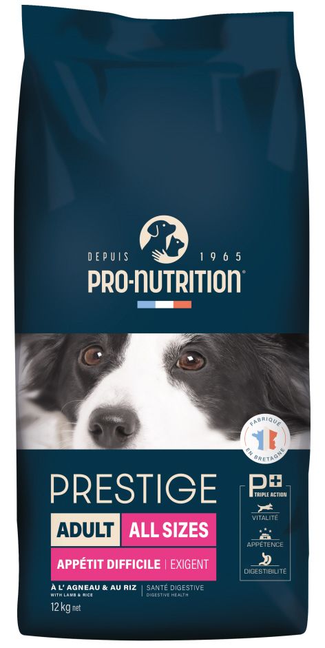 Prestige Dog Adult All Sizes Exigent - Храна за Капризни Кучета от Всички Породи с Агне 12 кг