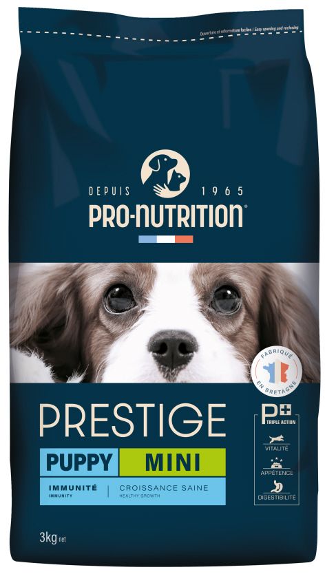 Prestige Dog Puppy Mini - Храна за Кученца под 1 Година от Дребни Породи с Пиле, Пуйка и Свинско 3 кг