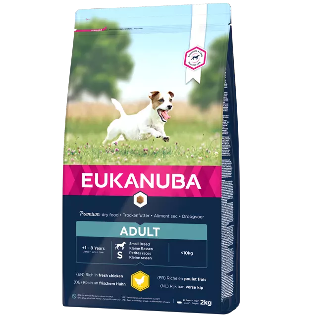 Eukanuba Small Adult - Кучешка Храна за Кучета от Дребни Породи над 1 година 2кг/18кг