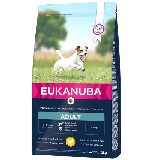 Eukanuba Small Adult - Кучешка Храна за Кучета от Дребни Породи над 1 година 2кг/18кг