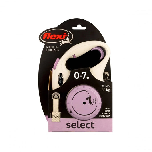 Flexi Select - Автоматичен Регулируем Повод с Лента 7 м, за Кучета до 25 кг