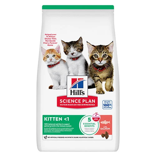 Hills Kitten - Храна за Котенца под 1 година със Сьомга 1.5 кг