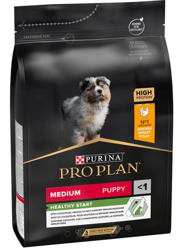 Pro Plan Medium Puppy - Храна за Подрастващи Кучета от Средни Породи с Пиле 3кг/12 кг