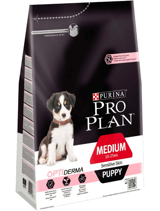 Pro Plan Medium Puppy - Храна за Подрастващи Кучета от Средни Породи със Сьомга 12 кг