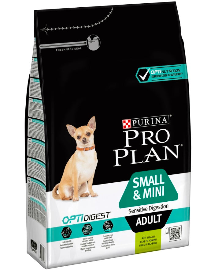 Pro Plan Small and Mini Adult - Храна за Пораснали Кучета от Дребни Породи с Агне 3 кг