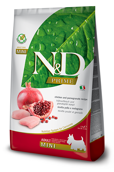 N&D Dog Prime Mini Chicken / Суха Кучешка Храна с Пиле 2.5 кг