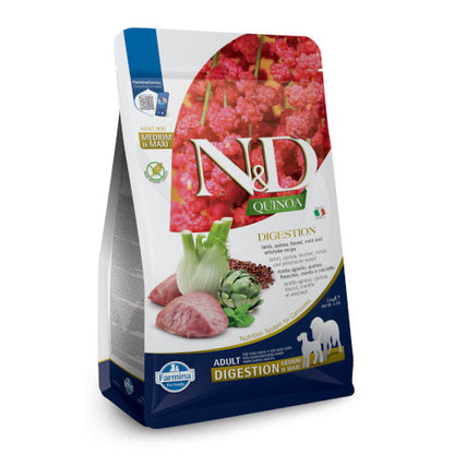 N&D Dog Quinoa Digestion / Кучешка Храна за Лесно Храносмилане с Агне 2.5 кг / 7 кг
