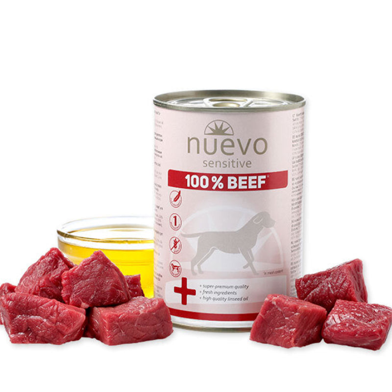 Nuevo Sensitive Beef - Консерва за Чувствителни Кучета с Говеждо 400 гр