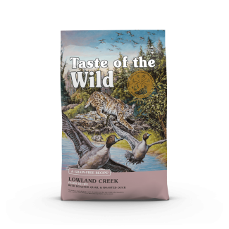 TASTE OF THE WILD LOWLAND CREEK - Храна за Котки Над 1 година с Пернат Дивеч, 6.6 кг