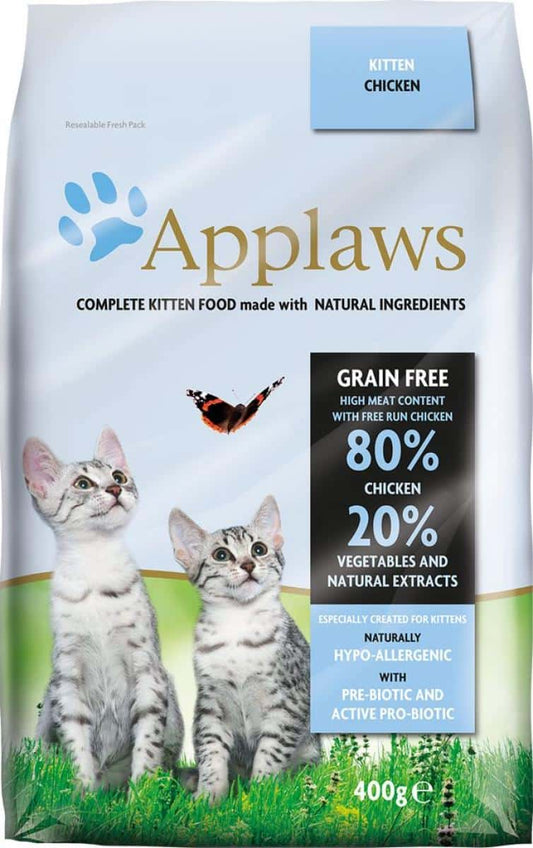 Applaws Kitten Chicken - Храна за Малки Котета до 1г с 80% Пиле без Зърнени Култури 2 кг/ 7.5 кг