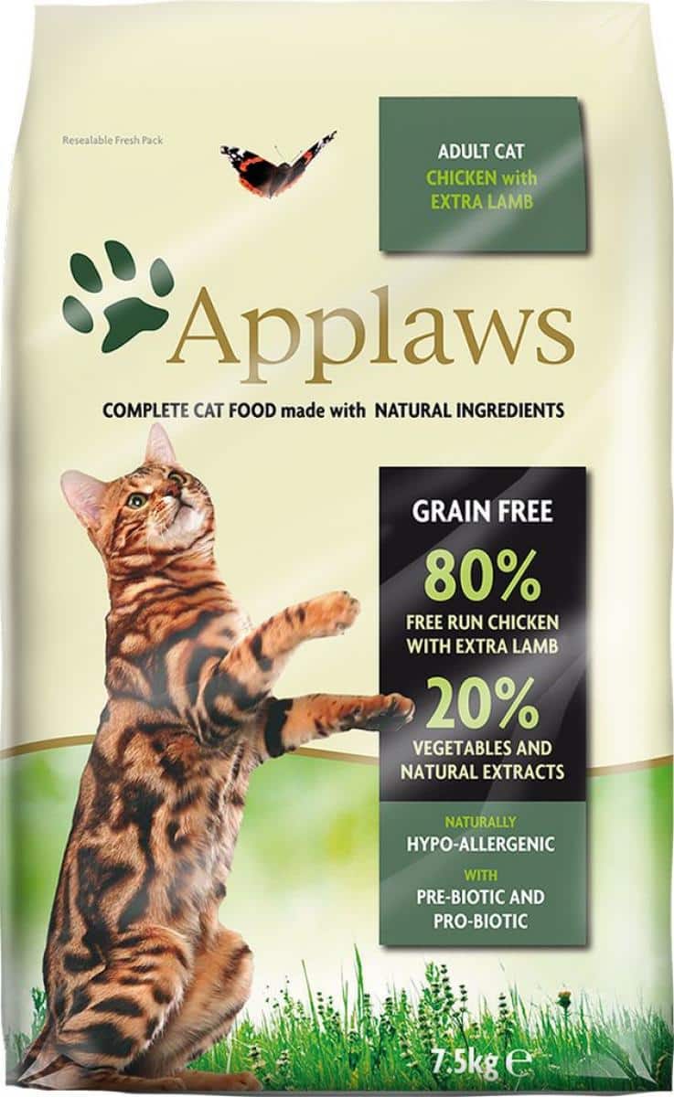 Applaws Adult Cat Chicken with Lamb - Храна за Котки с 80% Пиле и Агне без Зърнени Култури 2 кг/ 7.5 кг