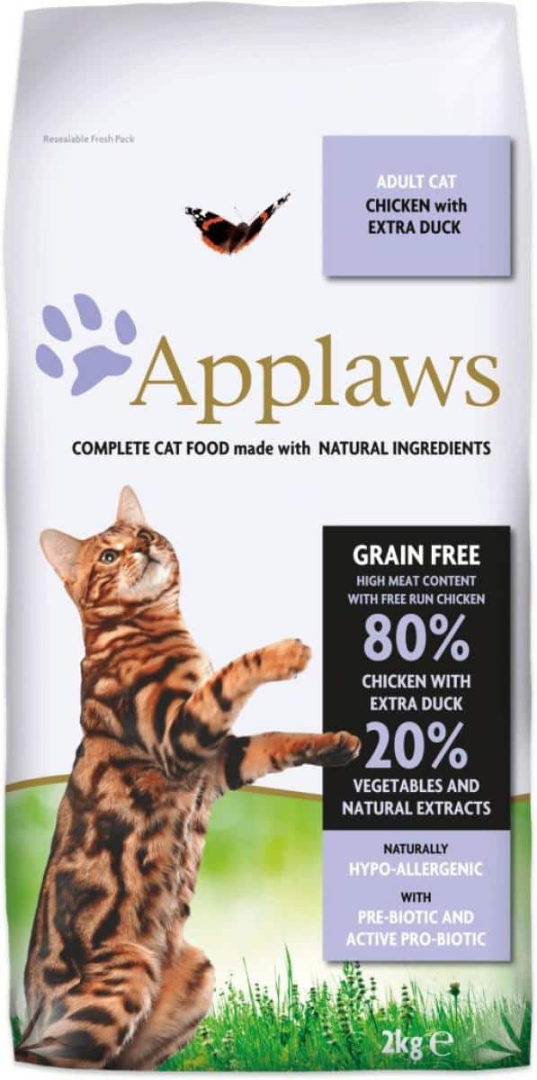 Applaws Adult Cat Chicken with Duck - Храна за Котки с 80% Пиле и Патица без Зърнени Култури 2 кг/ 7.5 кг