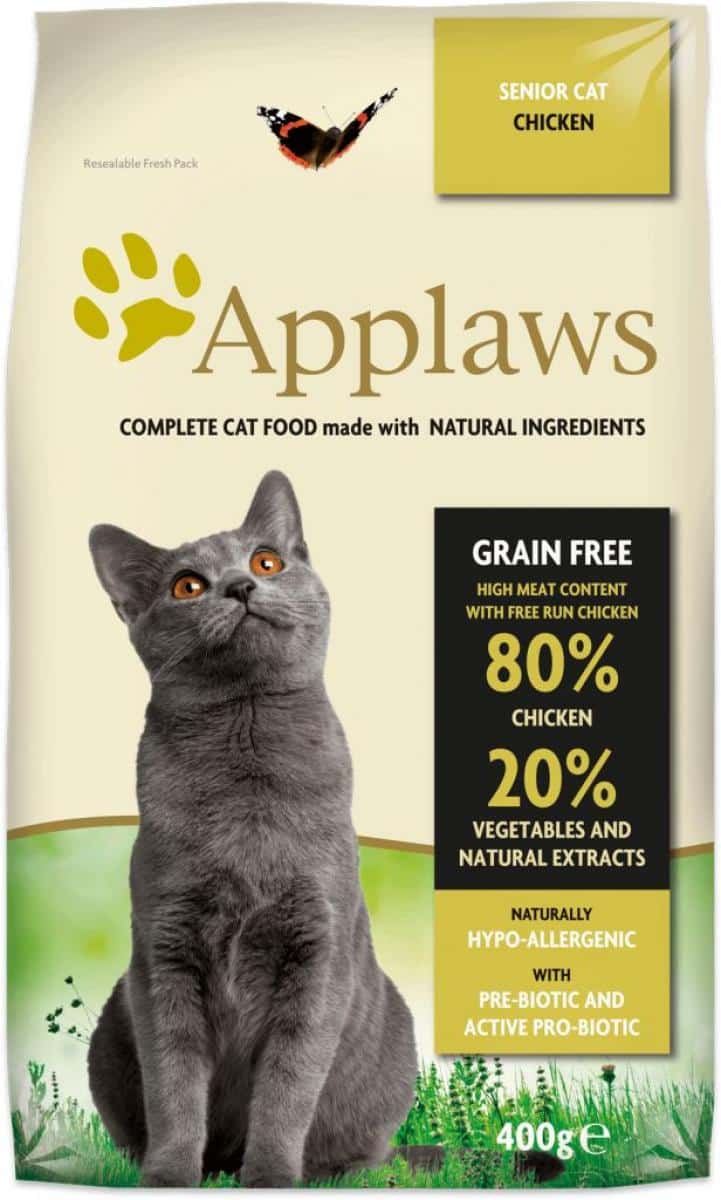 Applaws Cat Senior Chicken -  Храна за Котки Над 10 г с 80% Пиле без Зърнени Култури 2 кг/ 7.5 кг