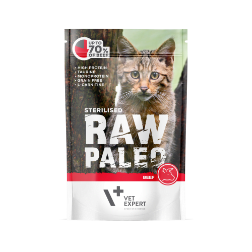 Raw Paleo Pouch Cat / Kitten / Sterilised - Паучове за Котки 100 гр