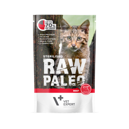 Raw Paleo Pouch Cat / Kitten / Sterilised - Паучове за Котки 100 гр