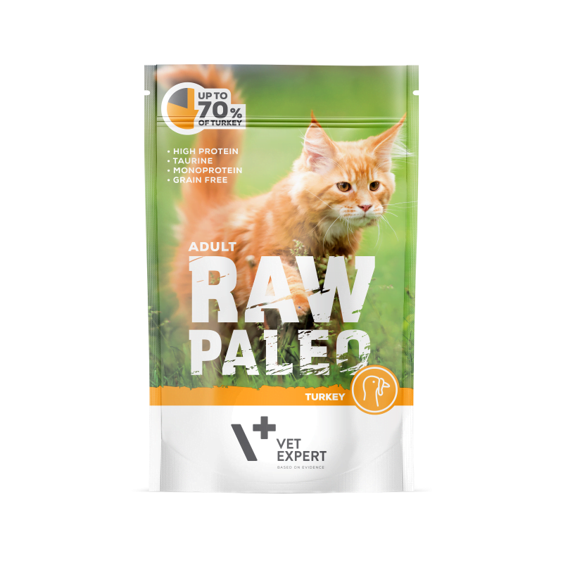Raw Paleo Pouch Cat / Kitten / Sterilised - Паучове за Котки 100 гр
