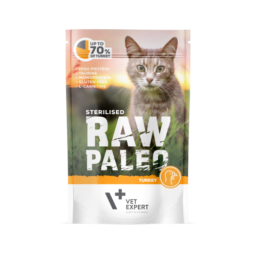 Raw Paleo Pouch Cat / Kitten / Sterilised - Паучове за Котки 100 гр