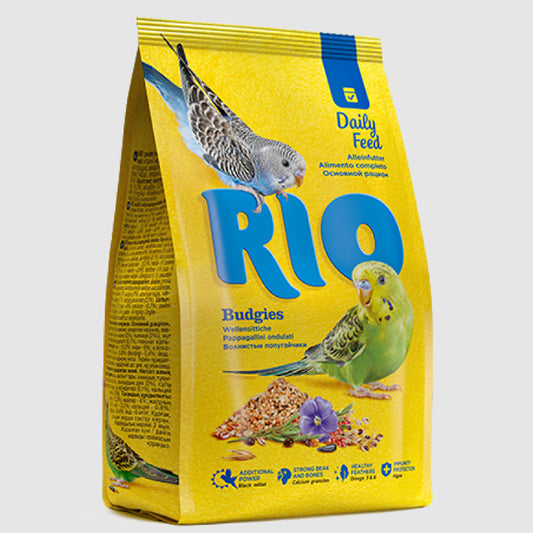 Rio Budgies - Пълноценна ежедневна храна за вълнисти папагали 500 гр