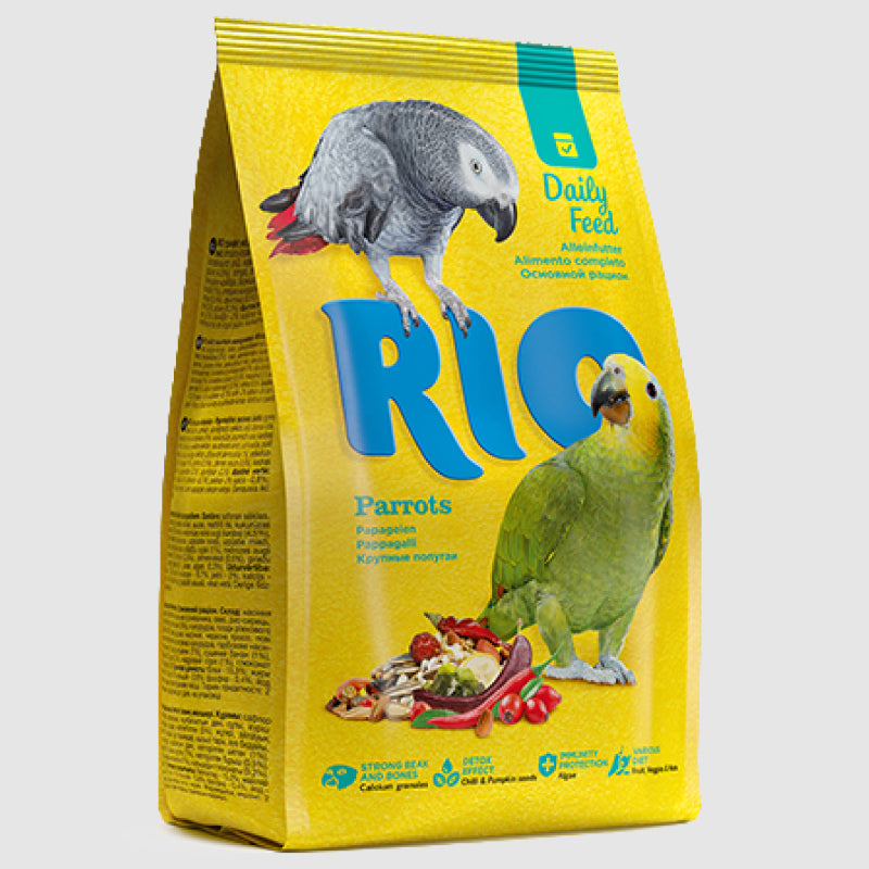 RIO for parrots - Пълноценна ежедневна храна за големи папагали 1 кг