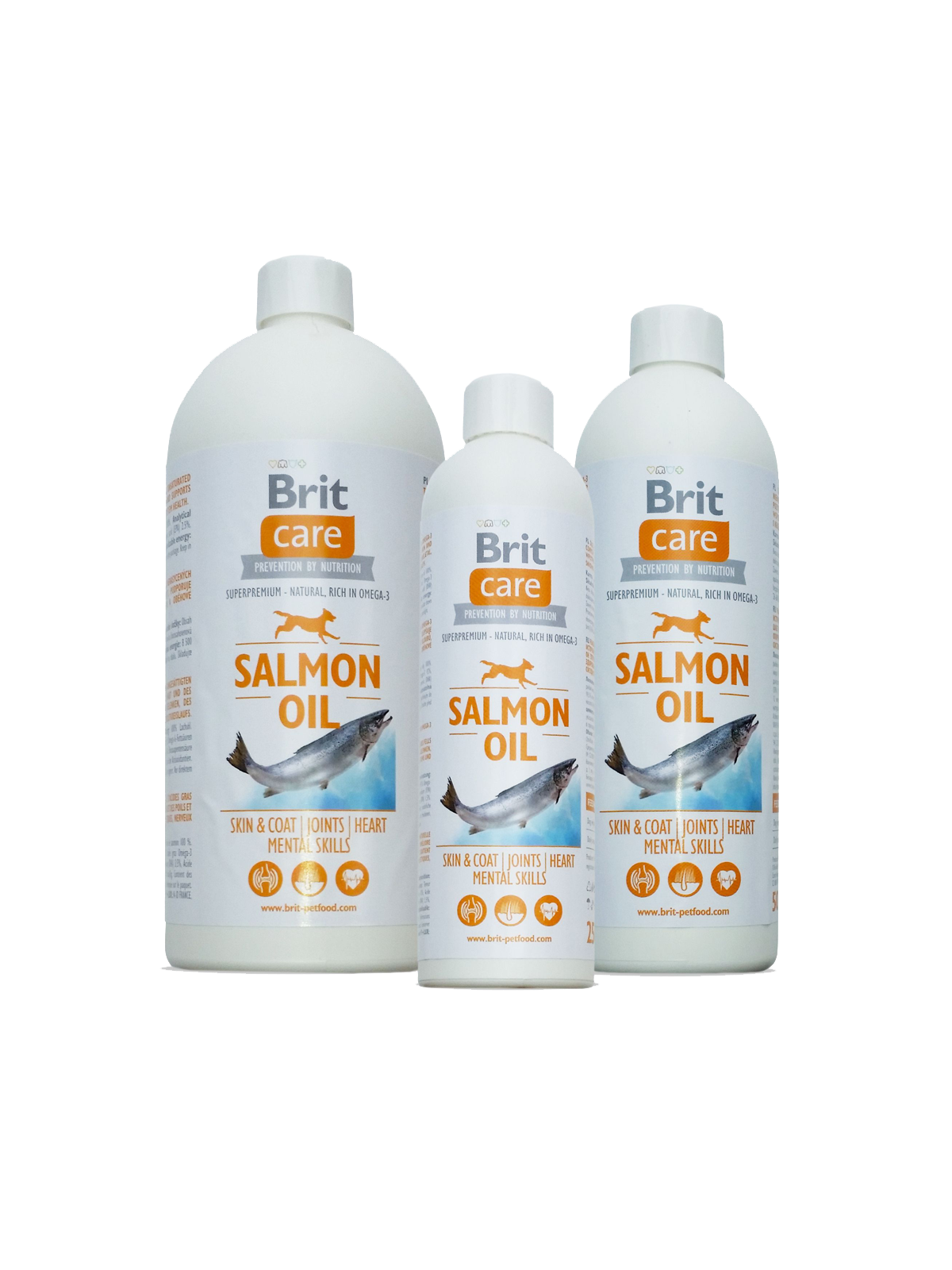 Salmon Oil Brit Care - 100% Натурално Сьомгово Масло на Брит за Здрава Кожа и Козина