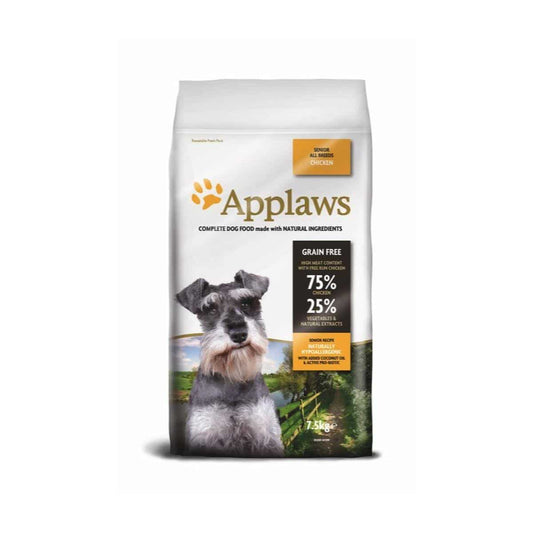 Applaws Senior All Breeds - Храна за Възрастни Кучета от Всички Породи със 75% Пиле без Зърнени Култури 2 кг/ 7.5 кг