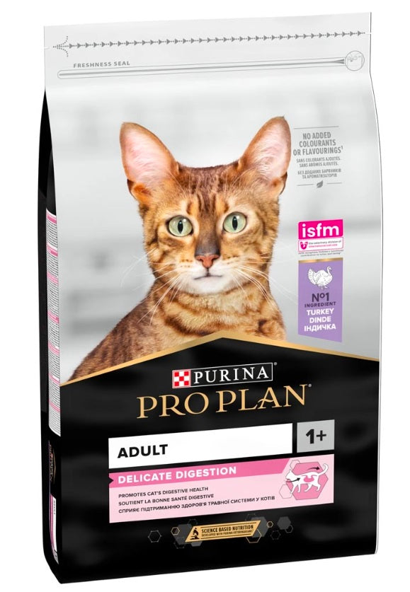 Pro Plan Cat Delicate Turkey - Храна за Пораснали Котки с Пуйка 1.5кг/10 кг